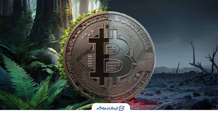 تاثیرات زیست محیطی مزرعه استخراج بیت کوین