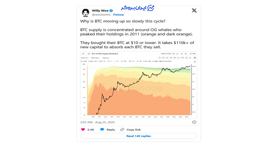 تحلیل بیت کوین ویلی وو