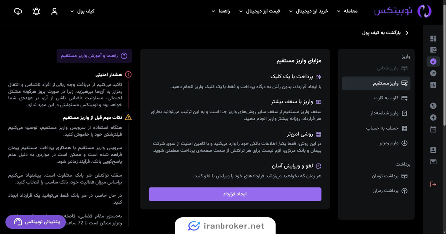 معامله اسپات در نوبیتکس