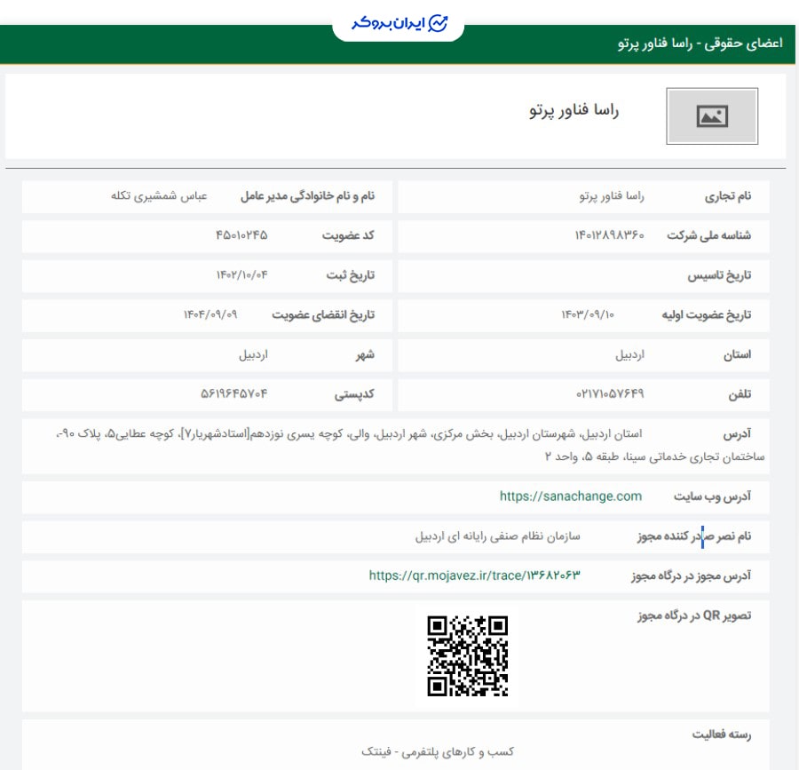 ثناچنج در نظام صنفی رایانه ای کشور