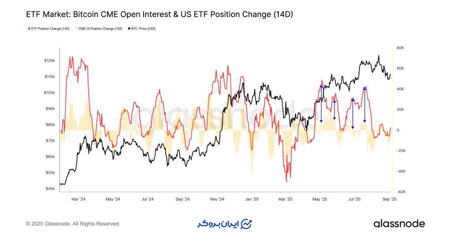 تفاوت ساختاری تقاضا در بیت کوین و اتریوم