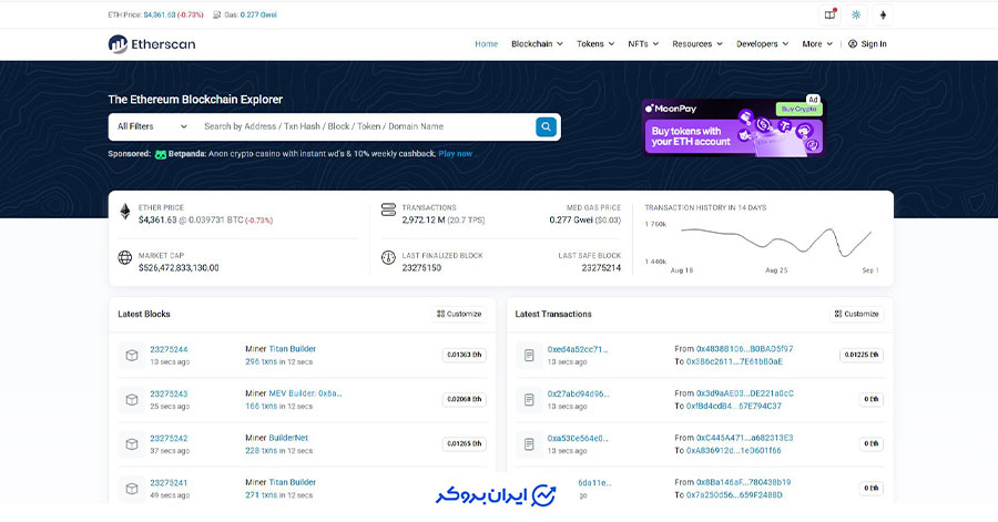 پیدا کردن شناسه تراکنش 