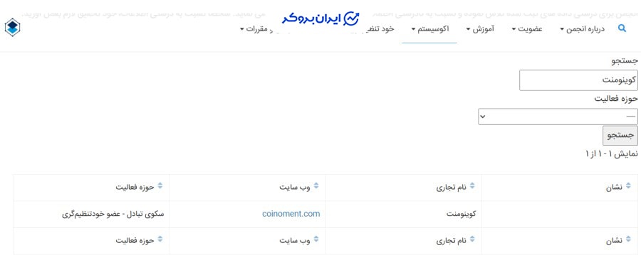 کوینومنت در انجمن بلاک چین
