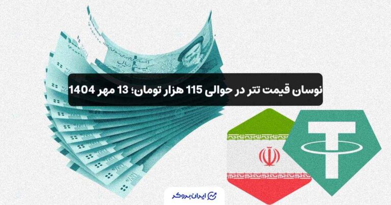 نوسان قیمت تتر در حوالی 115 هزار تومان؛ 13 مهر 1404