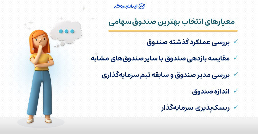 معیارهای انتخاب بهترین صندوق سهامی کدام است؟