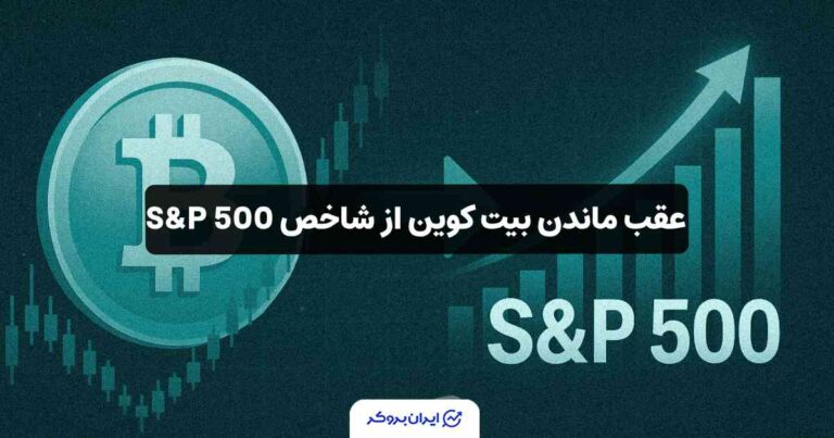 عقب ماندن بیت کوین از شاخص S&P 500