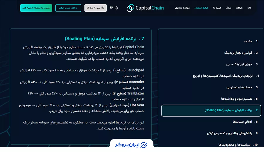 برنامه‌های تشویقی کپیتال چین