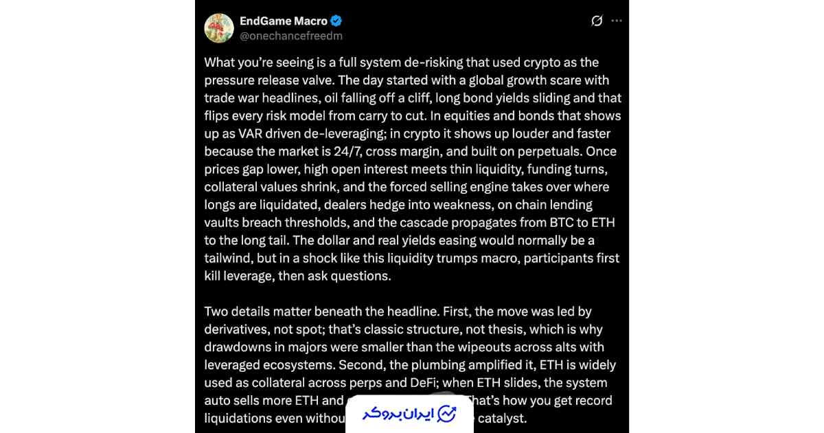 دلایل ریزش کریپتو