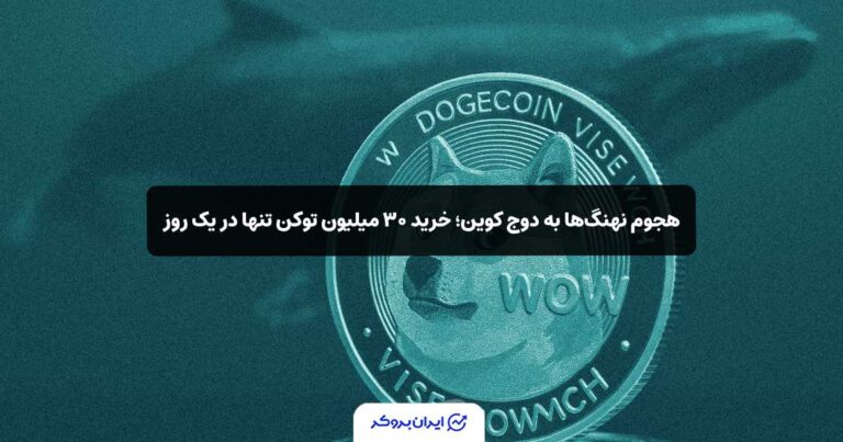 هجوم نهنگ‌ها به دوج‌ کوین؛ خرید ۳۰ میلیون DOGE تنها در یک روز!