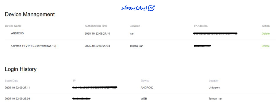 امنیت صرافی novaex
