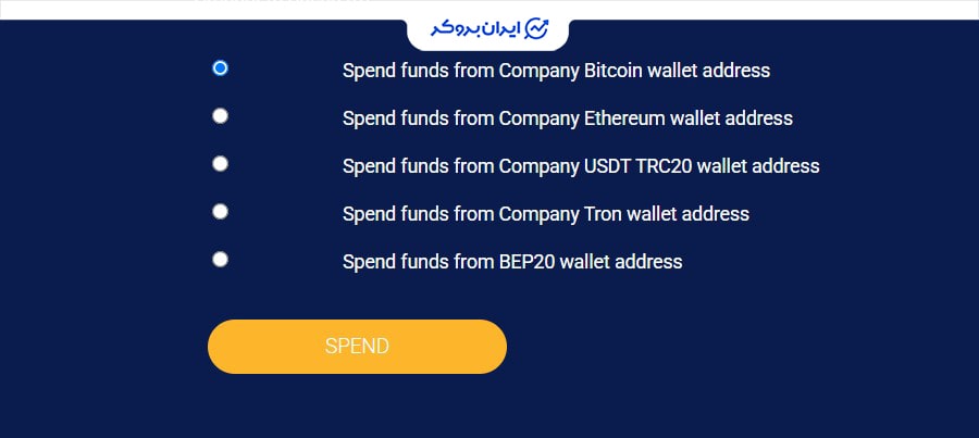 امکان واریز و برداشت تنها با ارز دیجیتال در perfect-dex