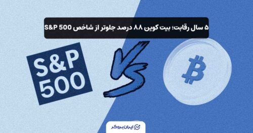بازدهی بیت کوین و s&p 500