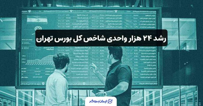 رشد ۲۴ هزار واحدی شاخص کل بورس تهران