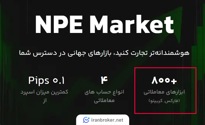 اطلاعات سایت ان پی ای مارکت در رابطه با نمادها