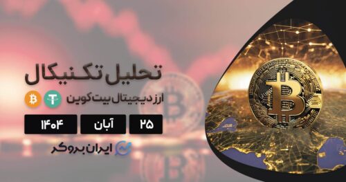 الگوی تقاطع مرگ بیت کوین ظاهر شده! تحلیل BTC در ۲۵ آبان