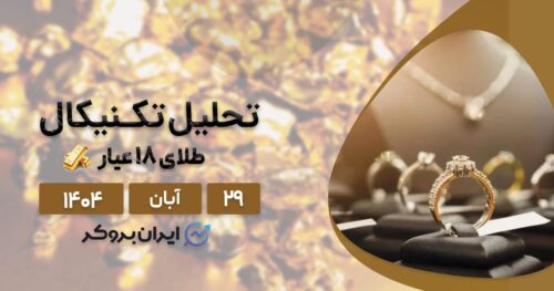 تحلیل تکنیکال و بنیادی طلای ۱۸ عیار ایران ۲۹ آبان