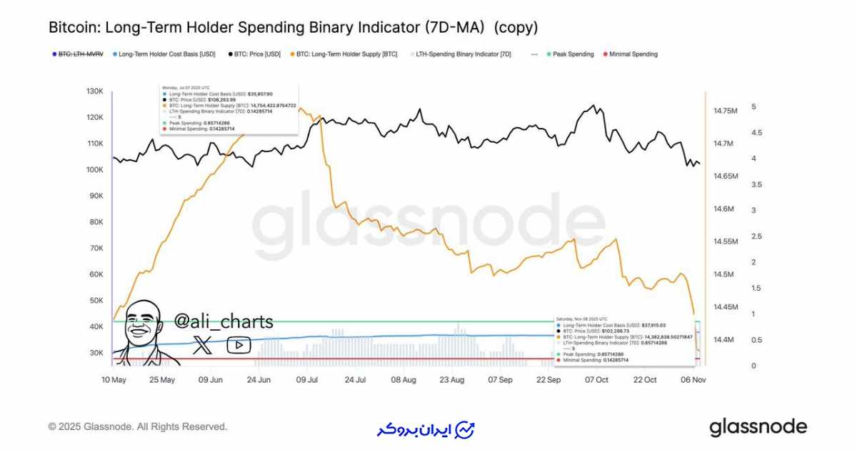 هولدرهای بلند مدت بیت کوین