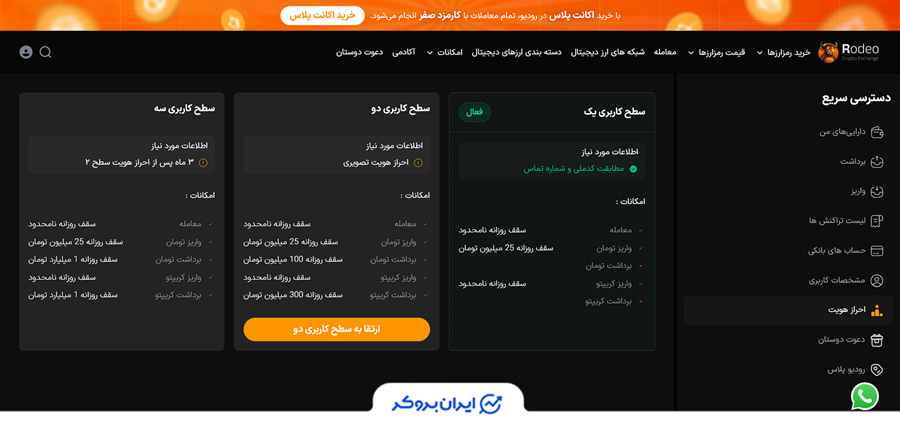 سطوح کاربری در رودیو