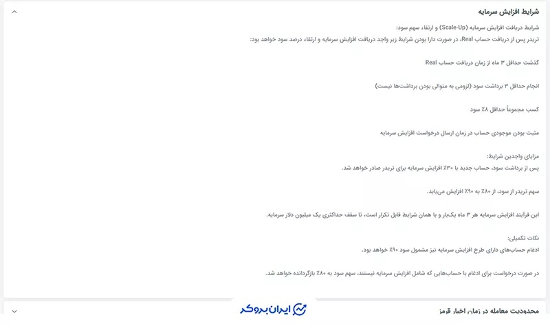  قانون Scale-Up گاما پراپ (GammaProp Scale-Up Rule)