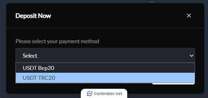 واریز و برداشت در بروکر ولاریکس