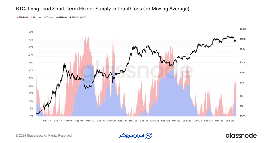 بلوغ زیان‌ها در طول زمان