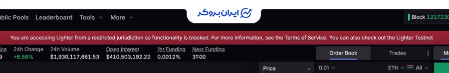 خدمات صرافی لایتر به ایران