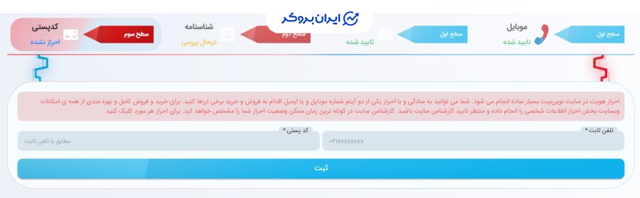 احراز هویت در صرافی نوین بیت