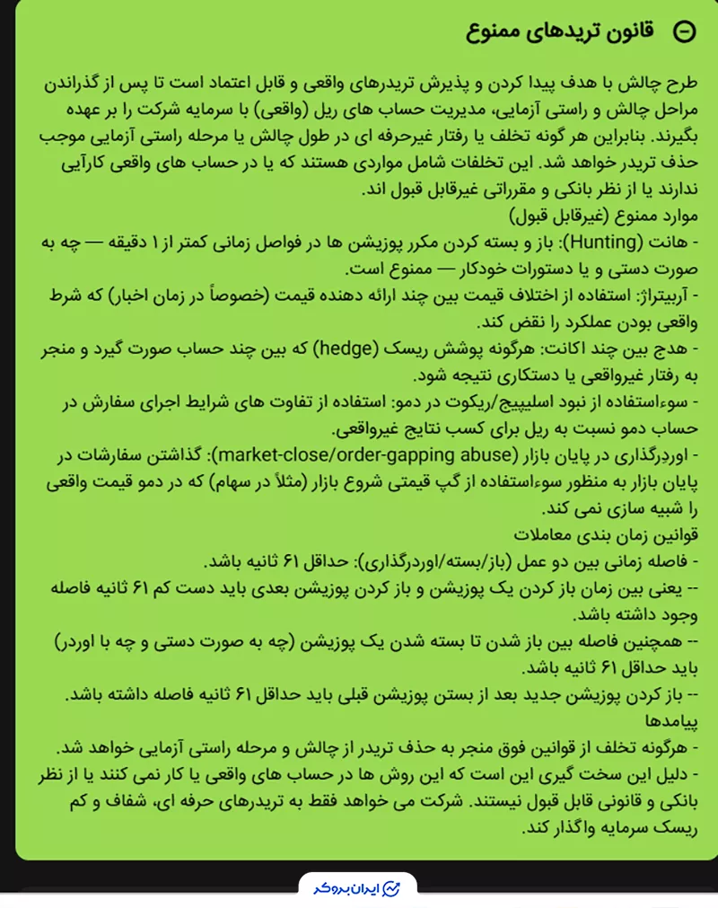  قانون ۶۱ ثانیه (61-Second Rule) پروکس اف ایکس (ParoxFX)