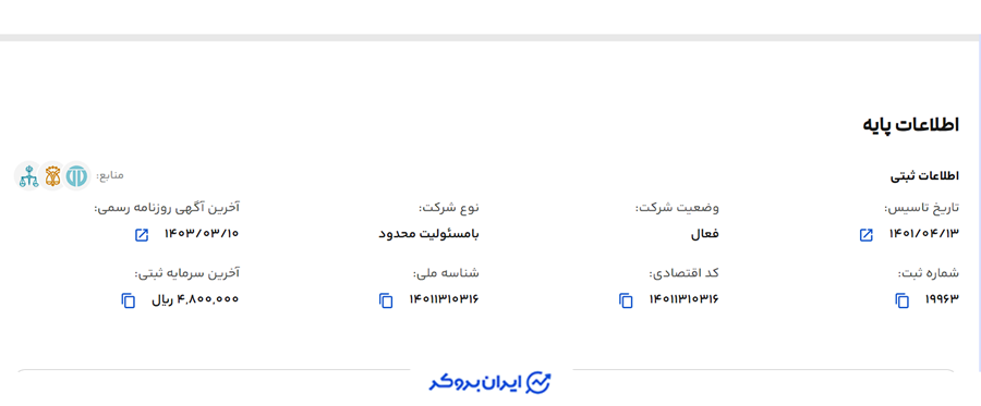 اکسینو در روزنامه رسمی