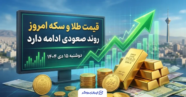 قیمت طلا و سکه امروز دوشنبه 15 دی 1404 / روند صعودی ادامه دارد