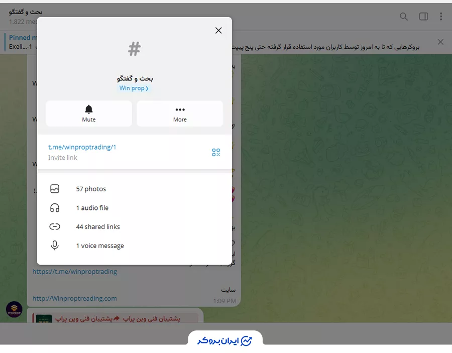 گروه تلگرام وین پراپ (WinProp)