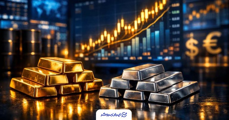 گزارش کوتاه بازار جهانی؛ رشد طلا و نقره همزمان با نوسان قیمت نفت