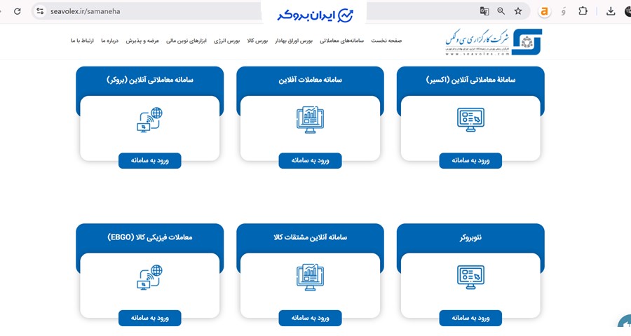 سامانه‌های معاملاتی سی ولکس