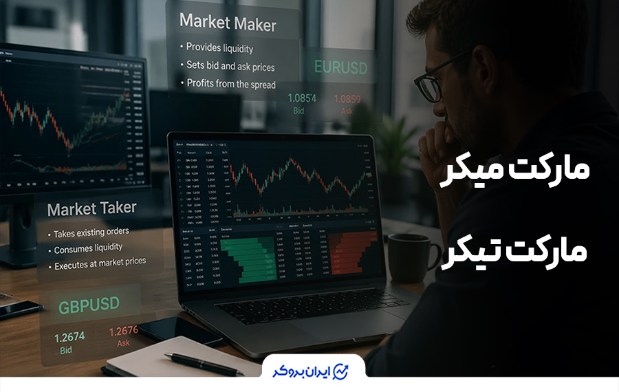 تفاوت مارکت میکر و مارکت تیکر