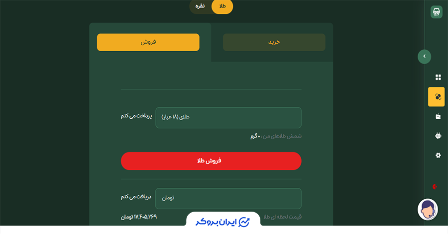 فروش طلا در مای شمش