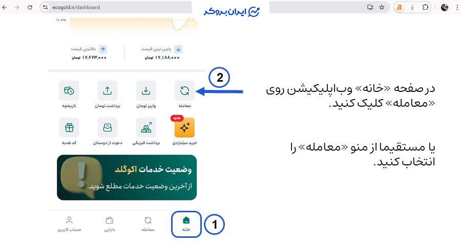 خرید آنلاین طلا در اکو گلد