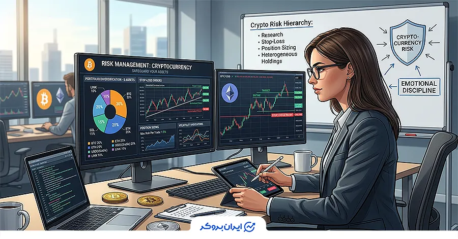 مدیریت ریسک در ارز دیجیتال چیست