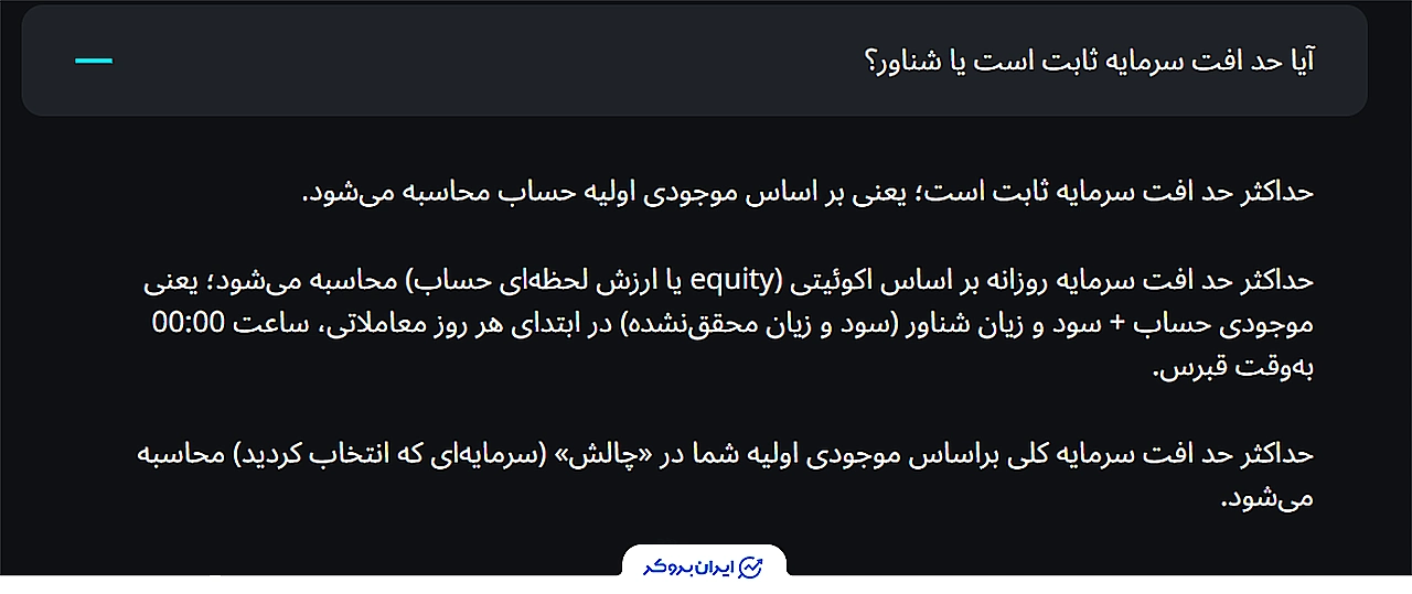 قوانین مدیریت ریسک در ولت فاندد