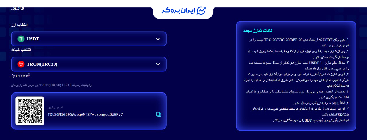 واریز به سایت fndk