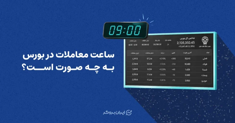 ساعت معاملات در بورس به چه صورت است؟
