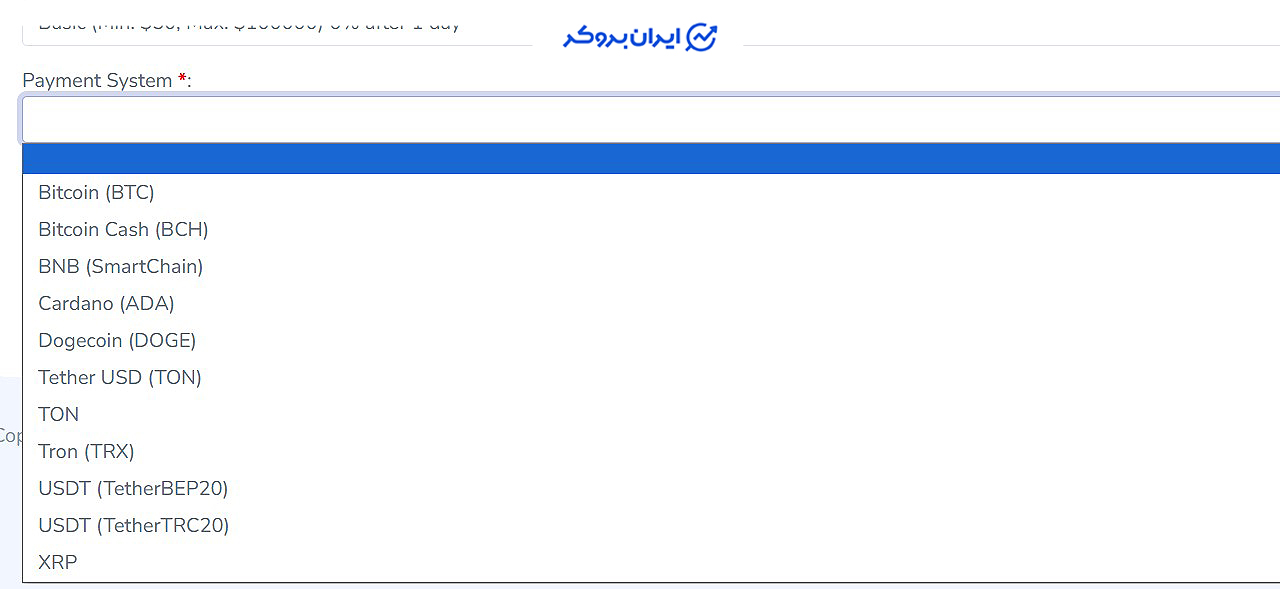 روش های واریز و برداشت در سایت Crowdvest-capitals