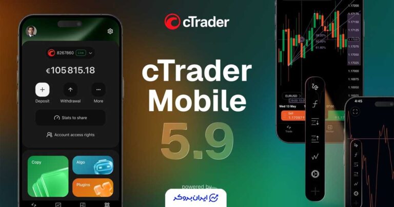 انتشار نسخه 5.9 سی تریدر موبایل؛ دسترسی سریع‌تر به چارت و اضافه شدن بخش My cTrader