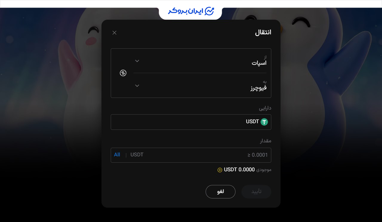 انتقال پول در کپی تریدینگ در ال بانک