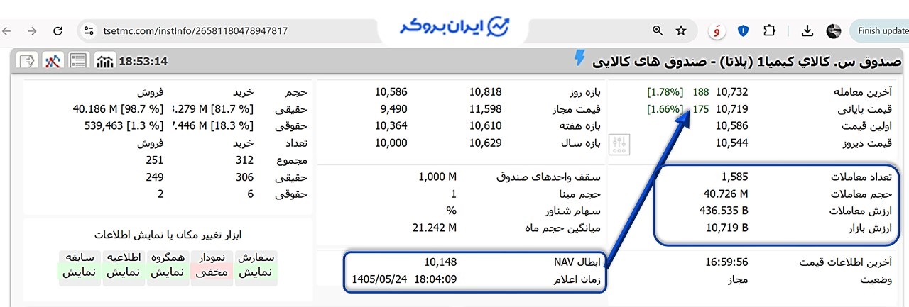 بررسی نماد پلاتا در TSETMC