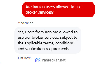 استعلام فعالیت کاربران ایرانی در بروکر آر کی ایکس