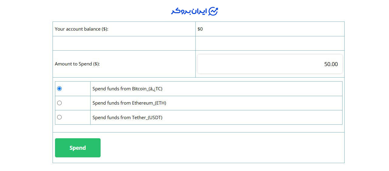 روش های واریز به Wealth bloom invest
