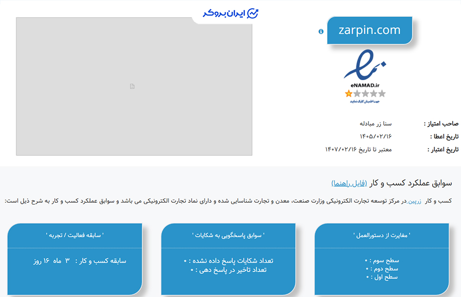 اینماد زرپین