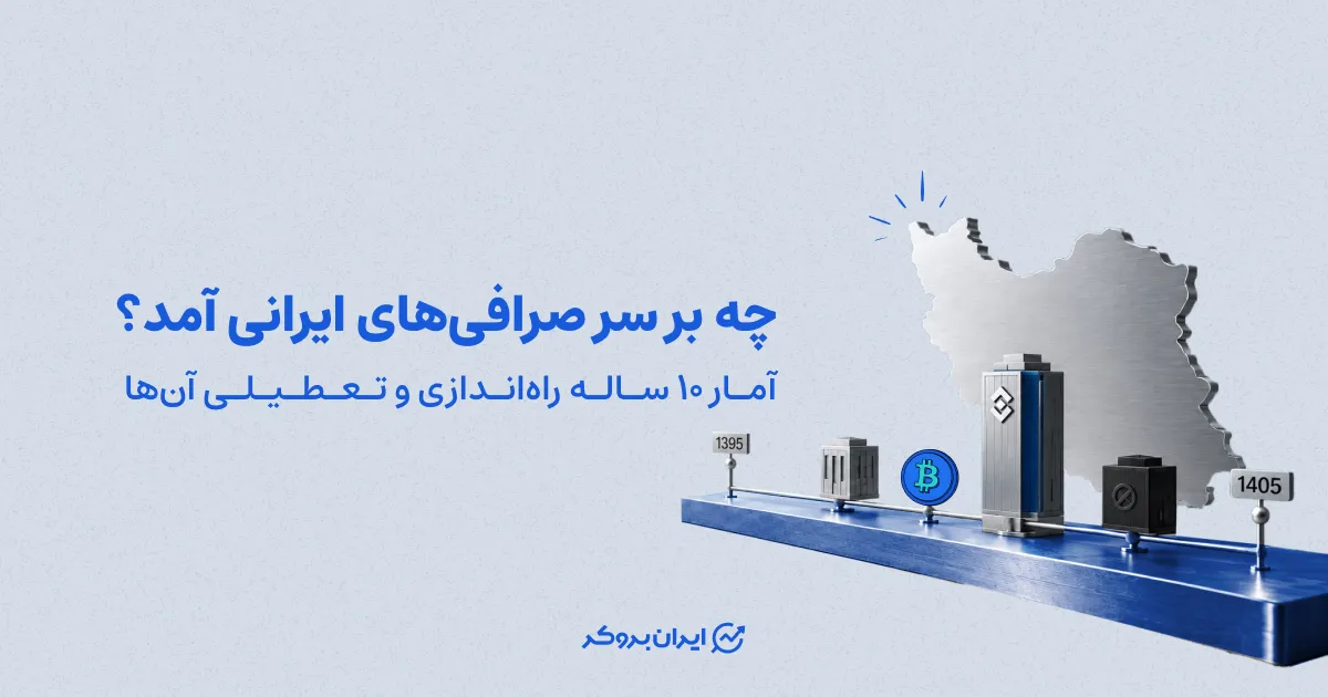 چه بر سر صرافی‌های رمزارز ایرانی آمد؟ آمار ۱۰ ساله راه‌اندازی و تعطیلی