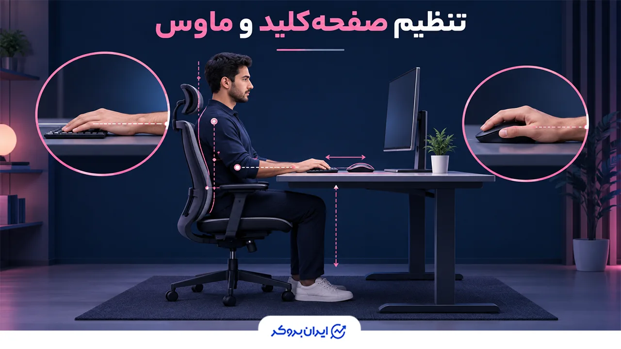 تنظیم صفحه‌کلید و ماوس