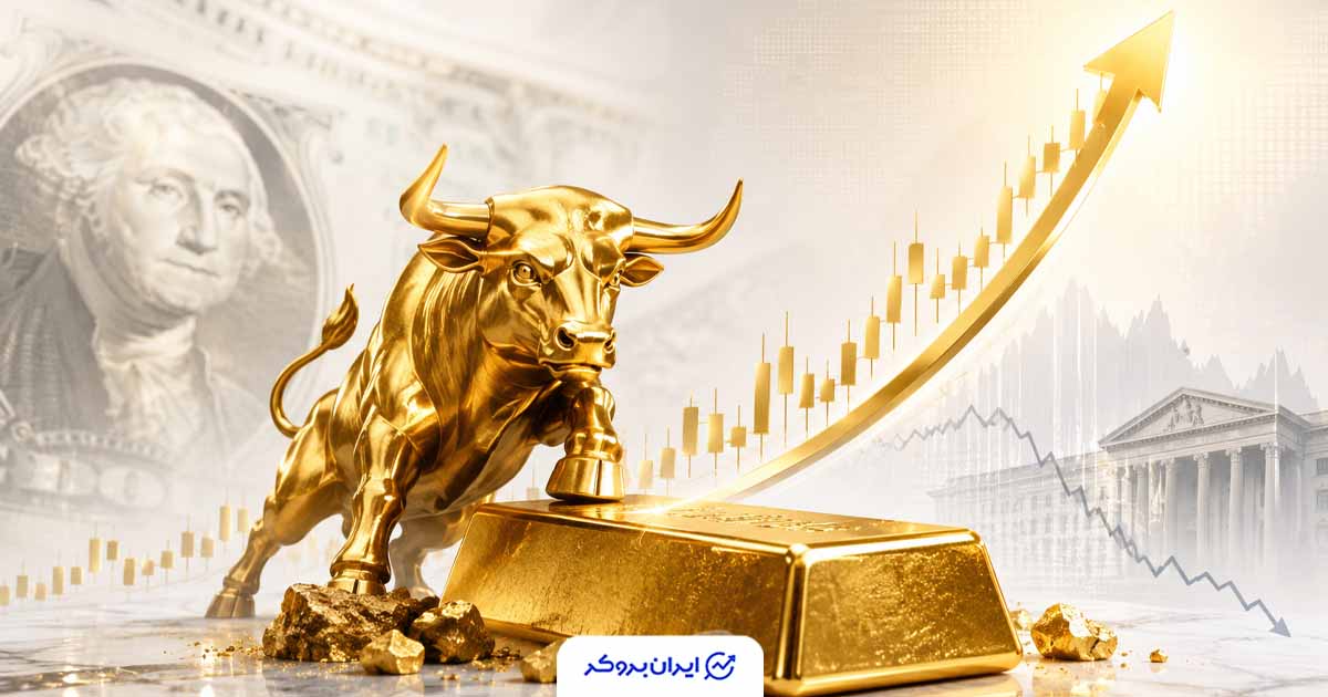 طلا دوباره جان گرفت؛ افت بازده اوراق آمریکا مسیر صعود تا ۴۴۵۰ دلار را باز کرد